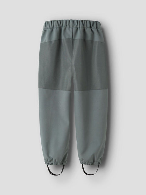 Name it Magic Softshellhose Baufahrzeuge balsam green