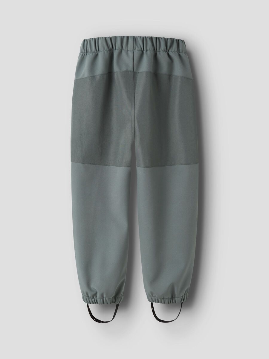Name it Magic Softshellhose Baufahrzeuge balsam green
