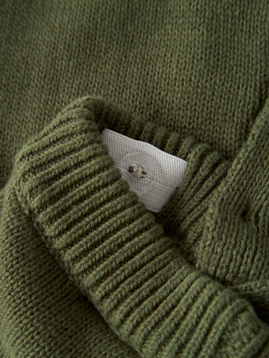 Lil' Atelier Strick Latzhose cypress