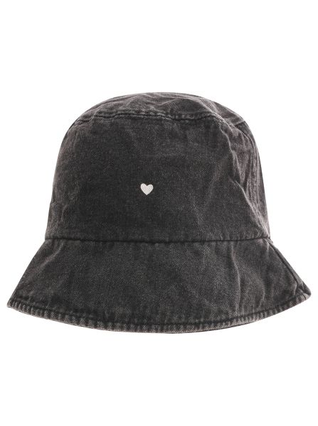 Zwillingsherz Bucket Hat "Jersey & Herz" anthrazit