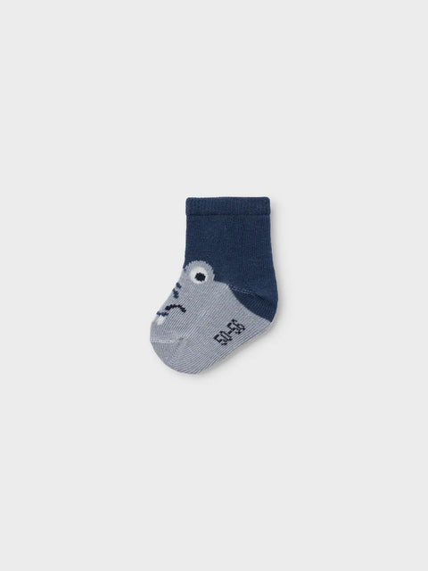 Name it Socken Dino insignia blue