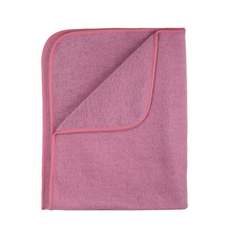 Pure Pure Merino Decke dusty pink