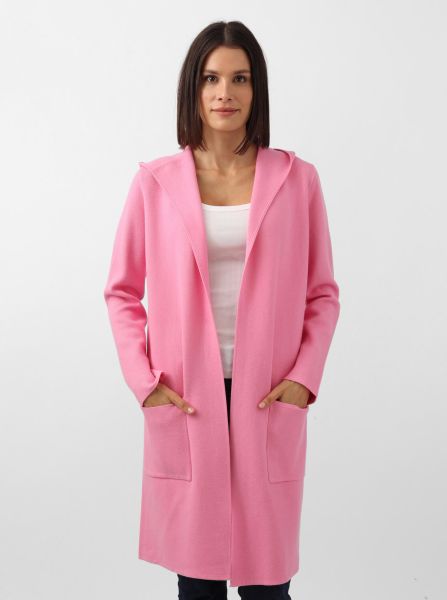 Zwillingsherz Strickjacke "Janina Basic" rosapink