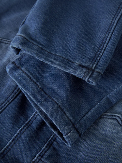 Name it Jeans Leggings denim blue Glitzerbündchen