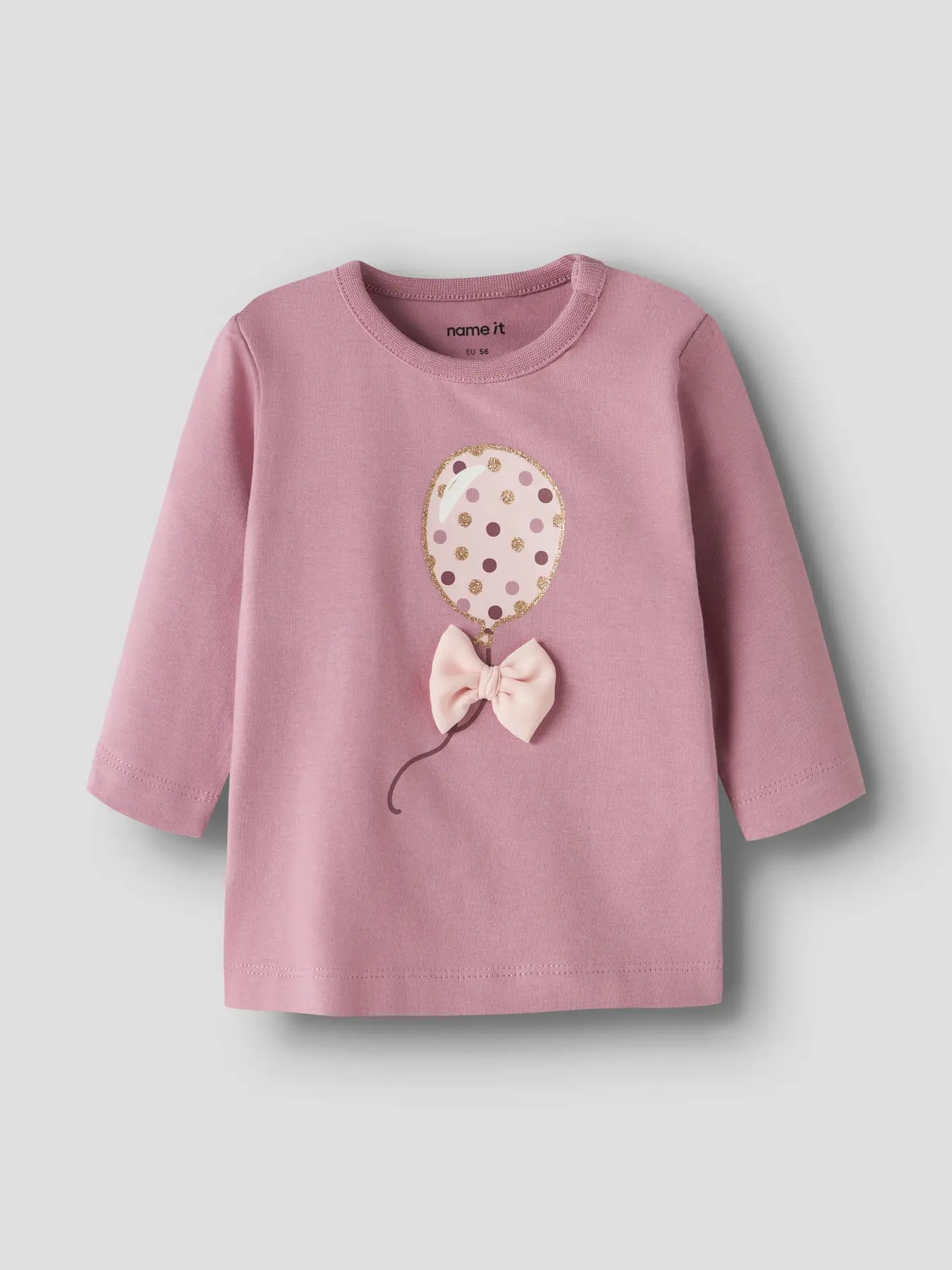 Name it Langarmshirt Ballon lilas