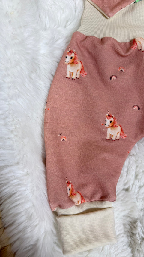 MitwachsSet für Babys - Kleine Träumerin Einhorn - altrosa ★exklusiv★