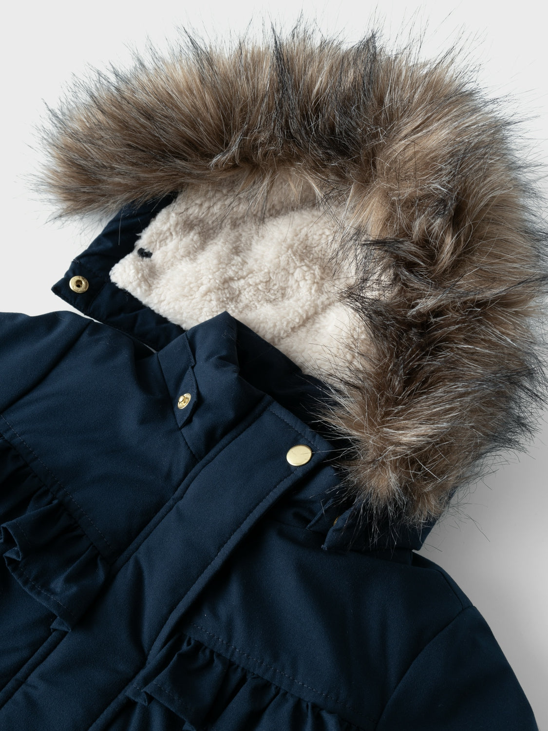Name it Parka dunkelblau