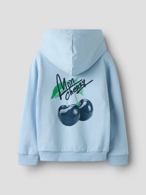 Name it Sweat Hoodie Mon Cherry babyblau