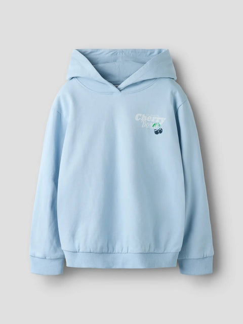 Name it Sweat Hoodie Mon Cherry babyblau