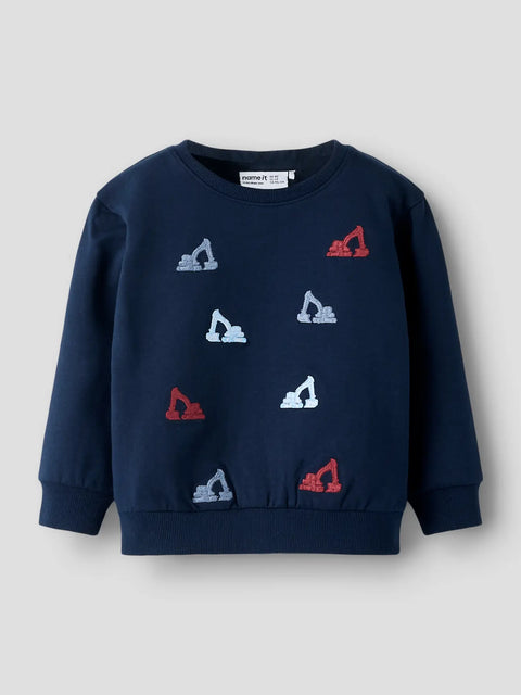 Name it Sweatshirt Bagger dunkelblau