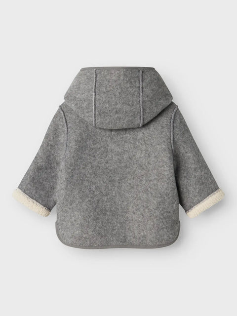 Name it Woll Jacke grau meliert