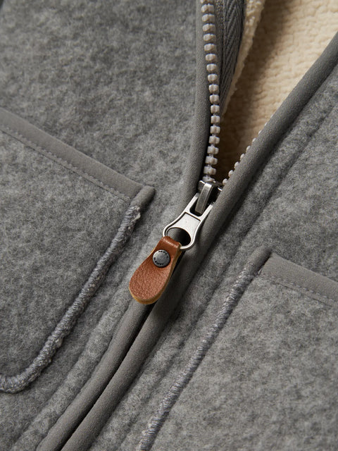 Name it Woll Jacke grau meliert