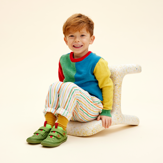 Affenzahn Barfuß Halbschuh Knit Happy Drache