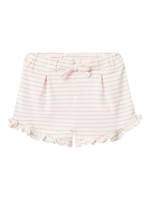 Name it Shorts Streifen rosa/weiß