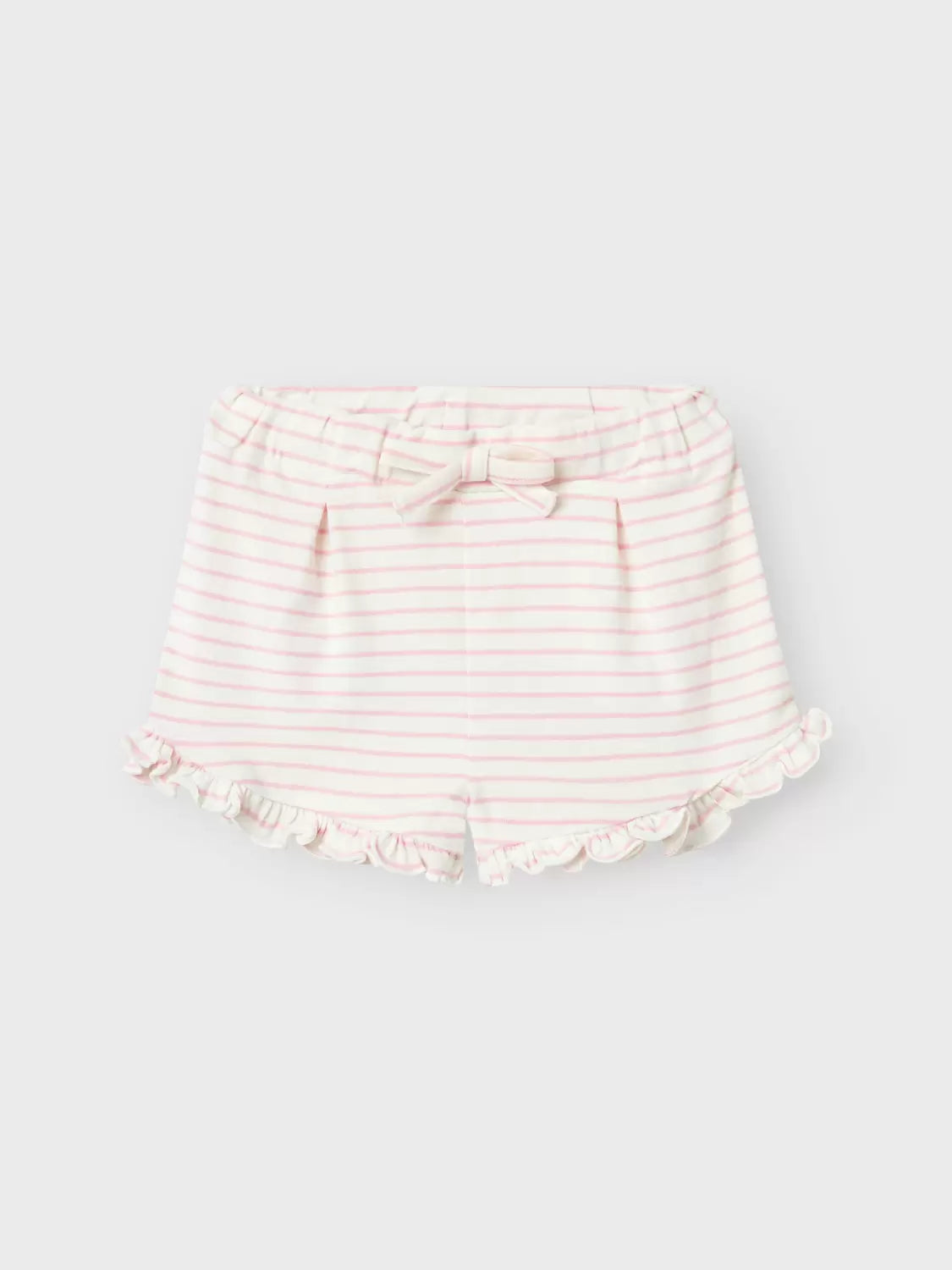 Name it Shorts Streifen rosa/weiß
