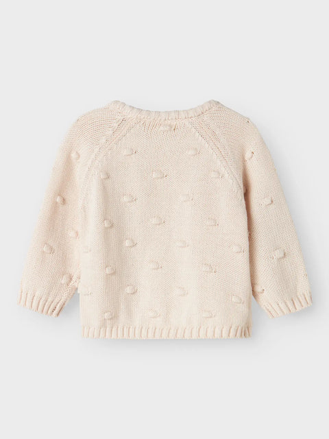 Lil' Atelier Strickjacke creme
