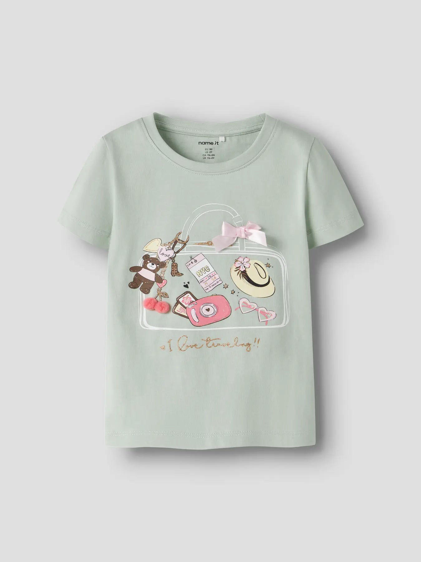 Name it T-Shirt Traveling aqua