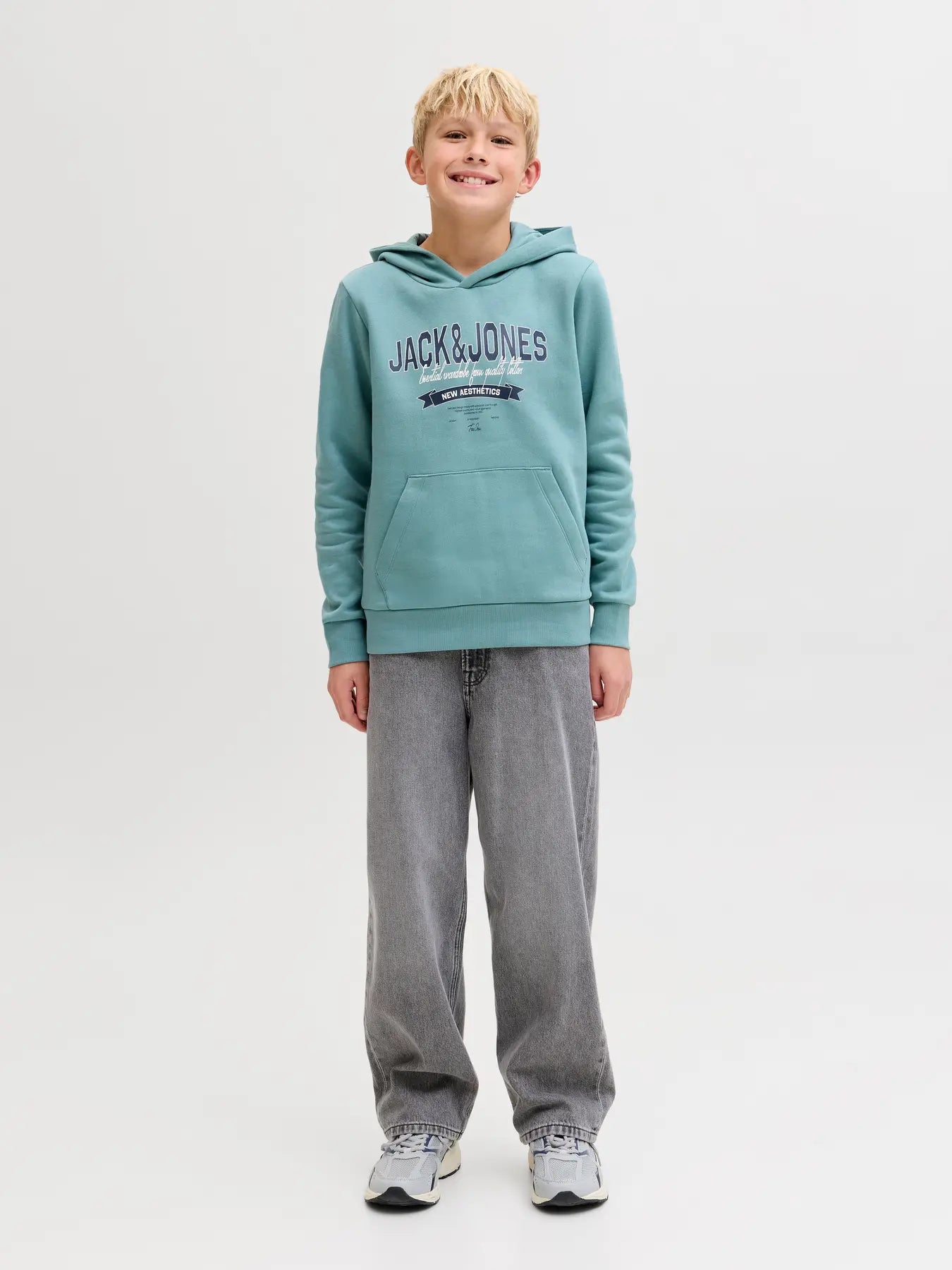 Jack & Jones Kids Hoodie Mineral Blue