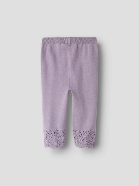 Name it Strickhose lavender gray