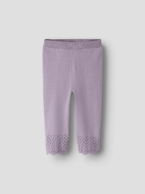 Name it Strickhose lavender gray