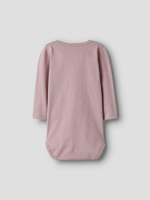 Name it Langarm Body Einhorn lilac