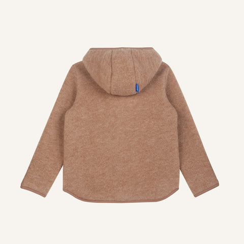 Finkid LUONTEVA Wollfleecejacke - Zip in Innenjacke camel