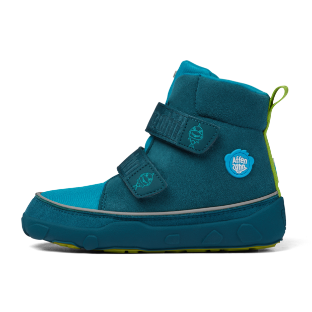 Affenzahn Barfuß - Winterstiefel Vegan Comfy Hai petrol