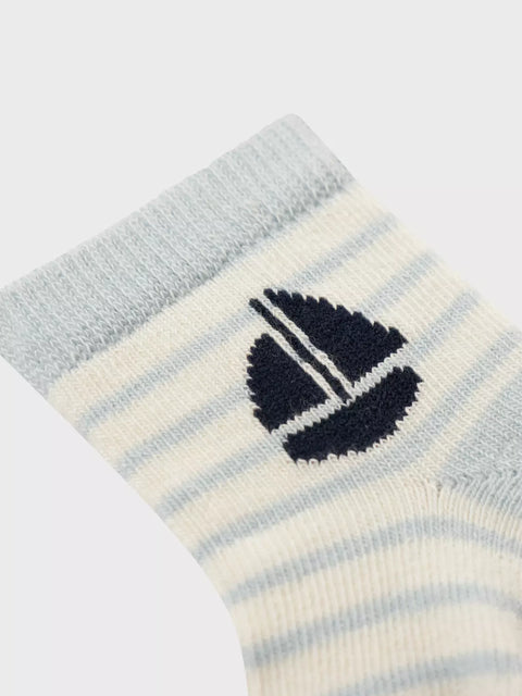 Name it Socken Segelboot blau/weiß gestreift