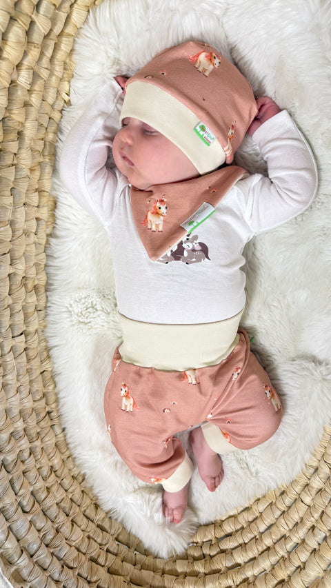 MitwachsSet für Babys - Kleine Träumerin Einhorn - altrosa ★exklusiv★