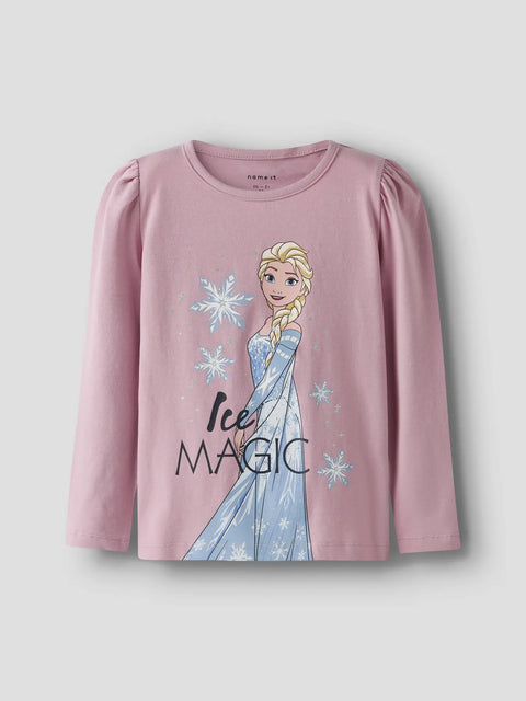 Name it Langarmshirt FROZEN Elsa lilac