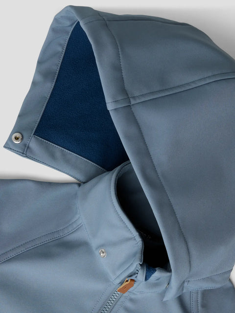 Name it Magic Softshelljacke Baufahrzeuge flintstone