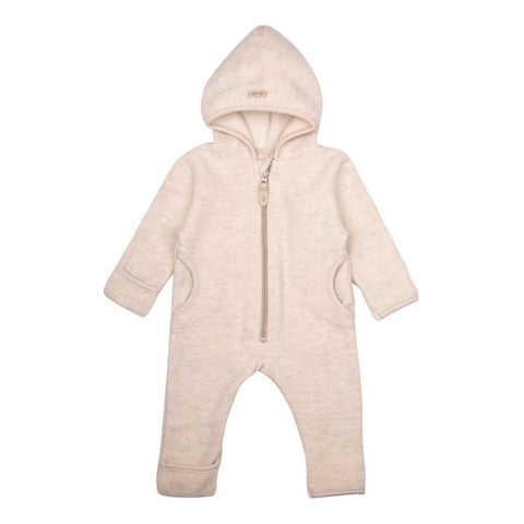 Pure Pure Merino/Bio Baumwolle Overall wollweiß