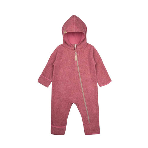 Pure Pure Bio Baumwoll Fleece Overall shadow rose