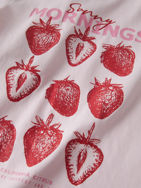 Name it T-Shirt Erdbeeren zartrosa