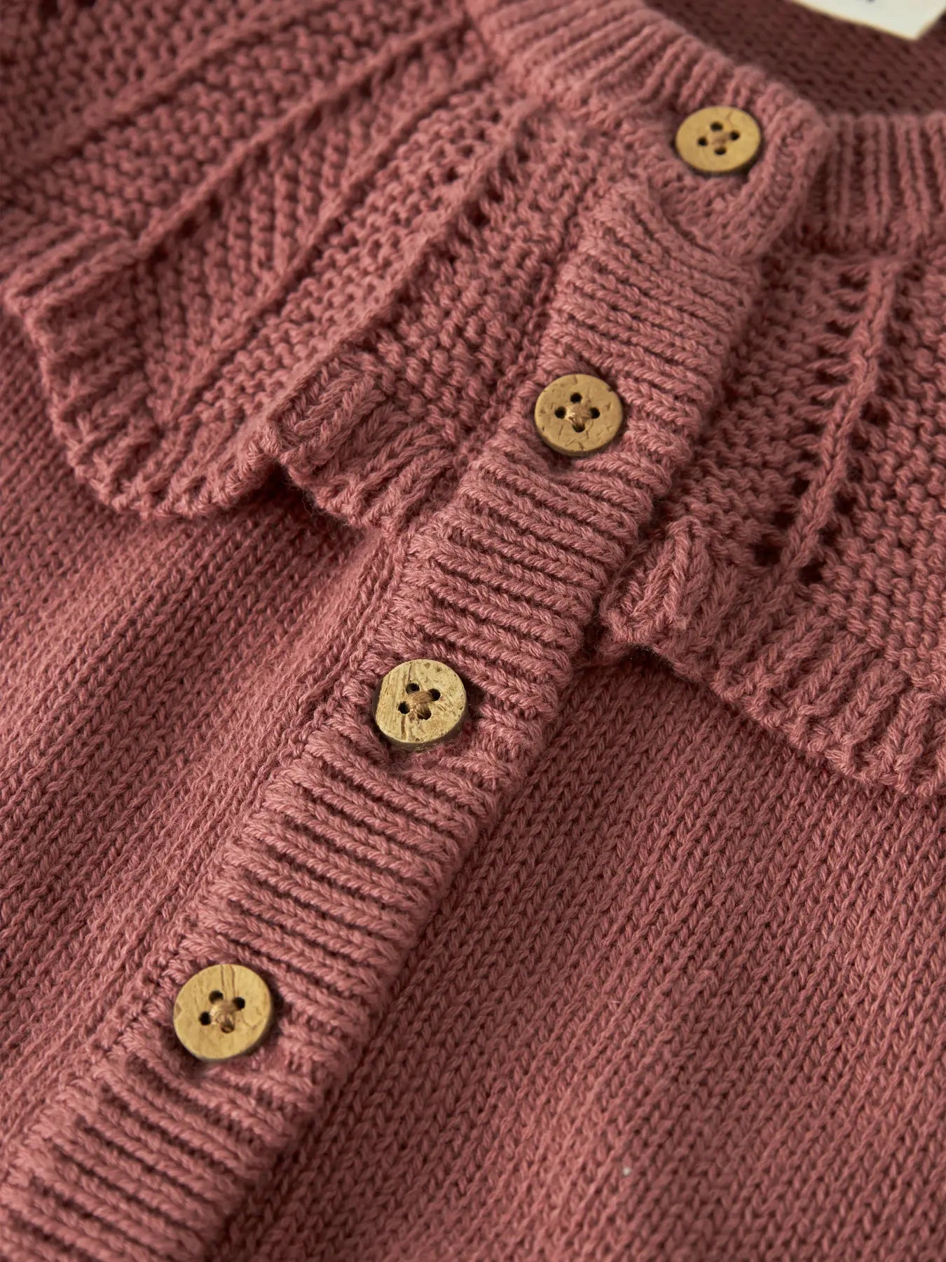 Lil' Atelier Strickjacke withered rose