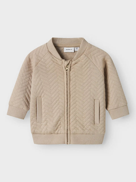 Name it Stepp Strickjacke hellbraun