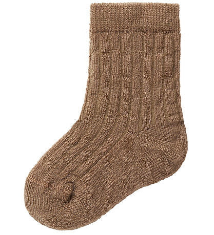 Lil' Atelier Woll Socken eiche