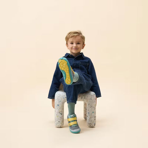 Affenzahn Barfuß - Übergangsschuh Knit Happy Nashorn