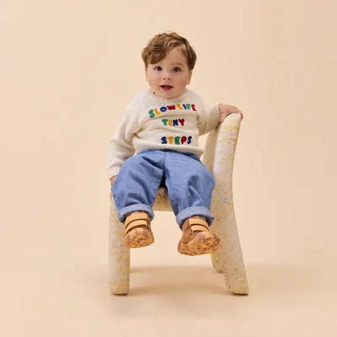 Affenzahn Lauflerner Übergangsschuh Leder Talky Affenzahn Editon