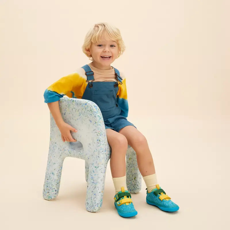 Affenzahn Barfuß Halbschuh Knit Happy Kreativ Bär