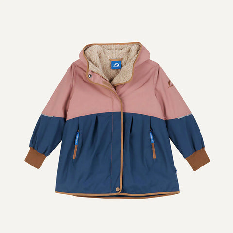 Finkid AINA MUKKA Mädchen Winterjacke mit Teddyfutter peach/almond