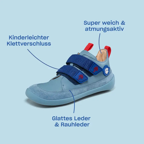 Affenzahn Barfußschuh Leder Buddy Hase