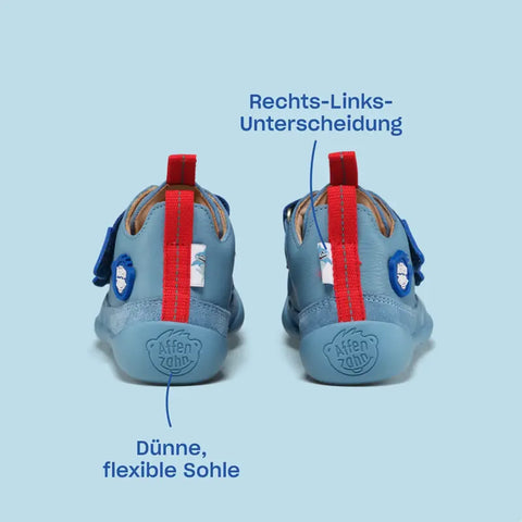 Affenzahn Barfußschuh Leder Buddy Hai