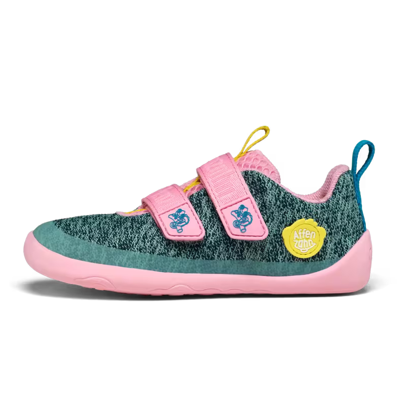 Affenzahn Barfuß Halbschuh Knit Happy Chamäleon