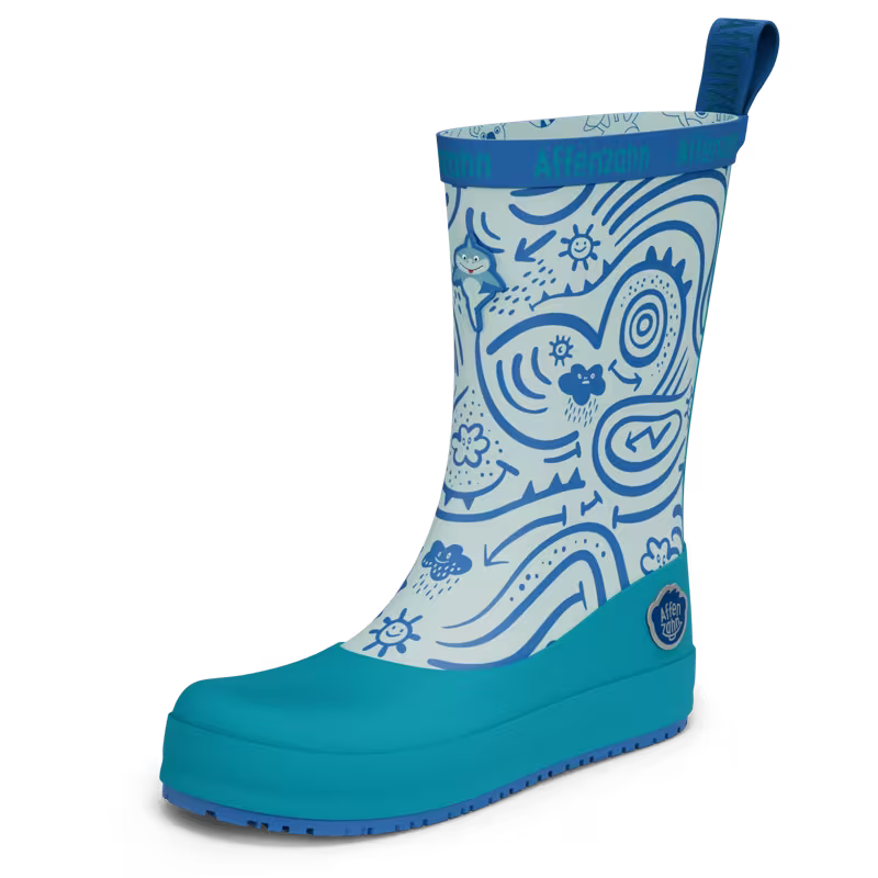 Affenzahn Gummistiefel Vegan Plashy Hai