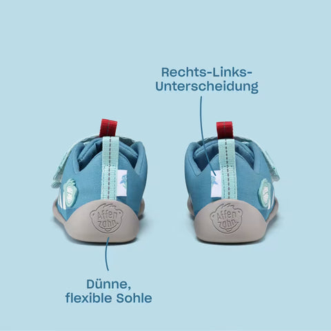 Affenzahn Halbschuh Baumwolle Lucky Hai