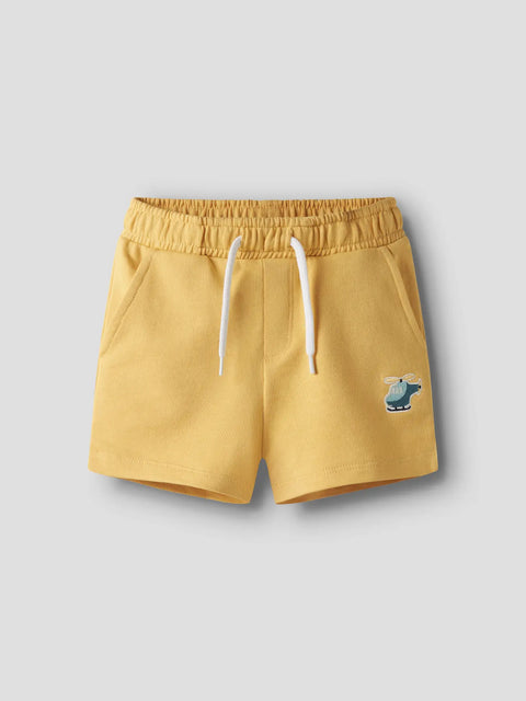 Name it Sweat Shorts Hubschrauber gelb