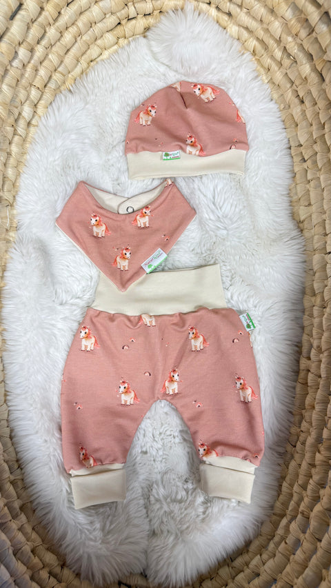 MitwachsSet für Babys - Kleine Träumerin Einhorn - altrosa ★exklusiv★