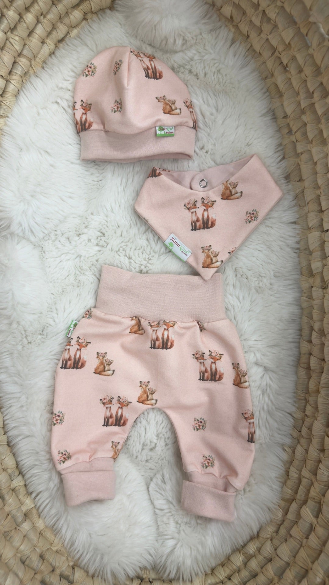 MitwachsSet für Babys - Blütenfuchs rosé peach ★exklusiv★