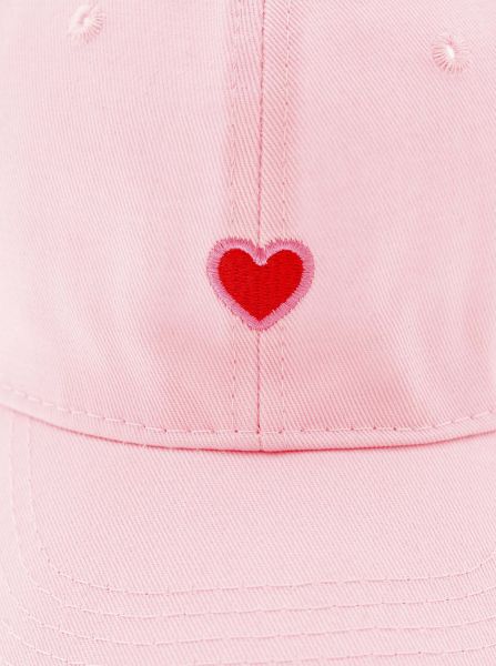 Zwillingsherz Cap "Herz" rosa